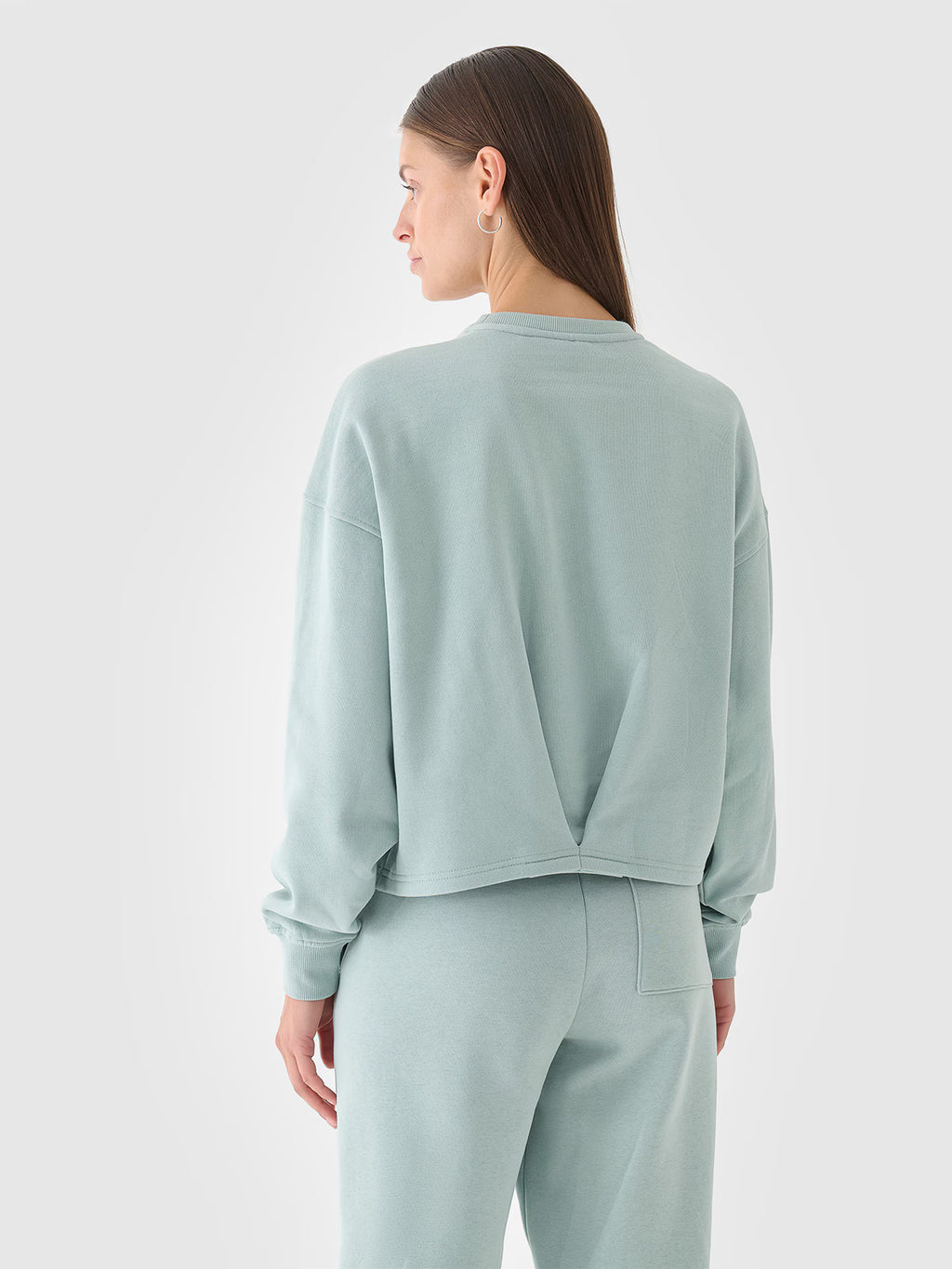 Bluza dresowa nierozpinana bez kaptura damska