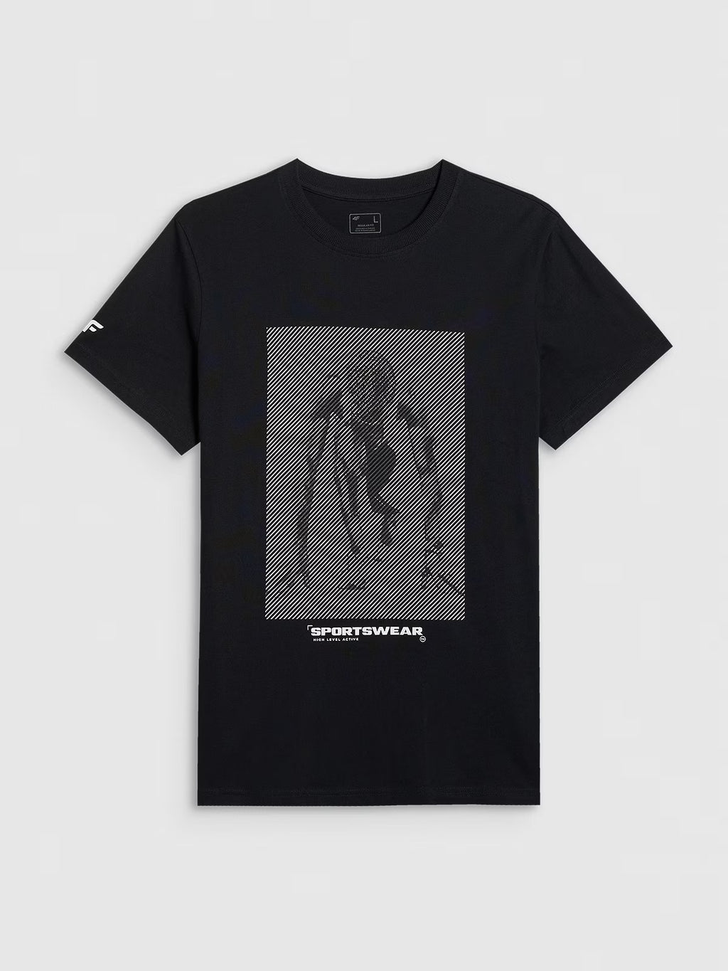 T-shirt regular z nadrukiem męski