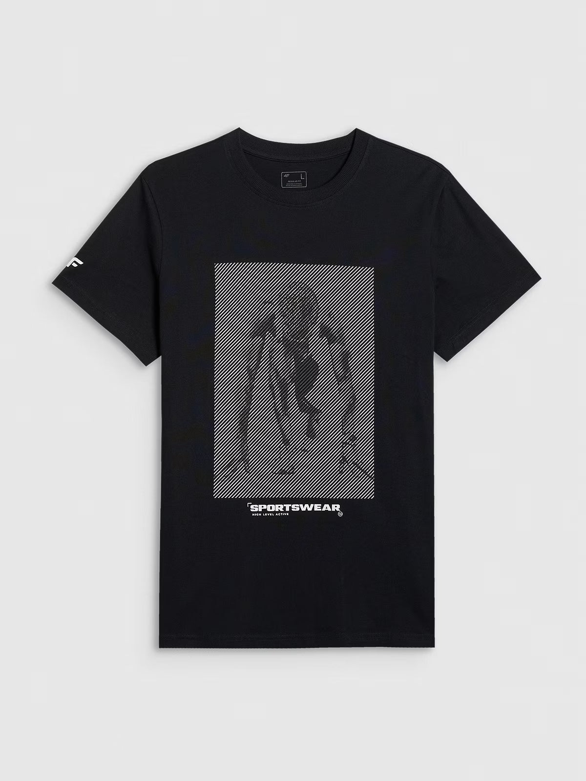 T-shirt regular z nadrukiem męski