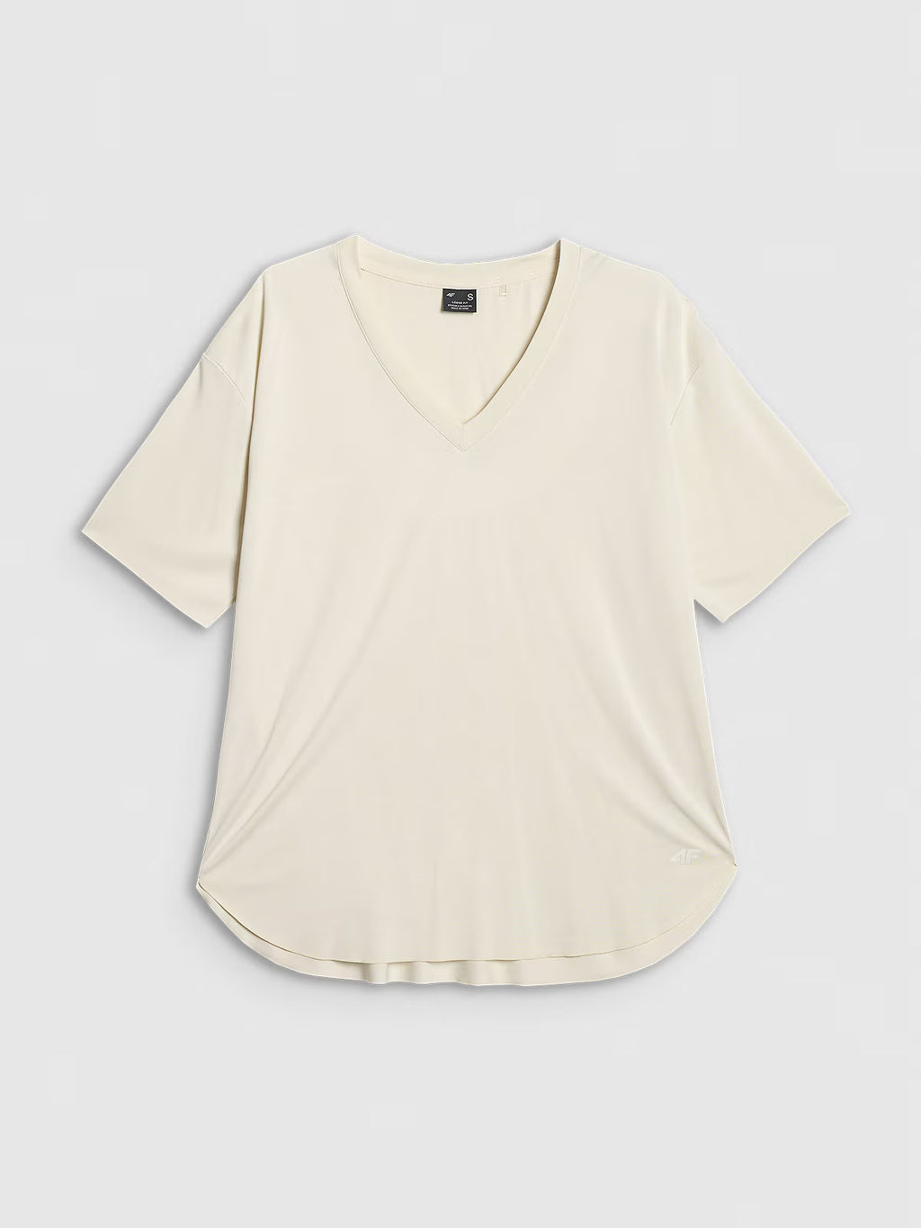 T-shirt oversize z modalem damski