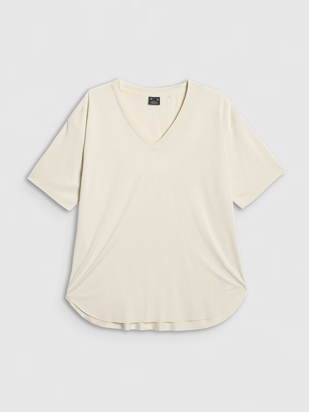T-shirt oversize z modalem damski
