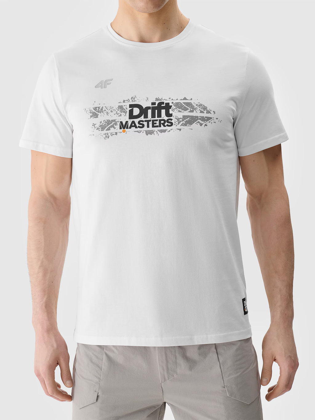 T-shirt regular z nadrukiem uniseks 4F x Drift Masters