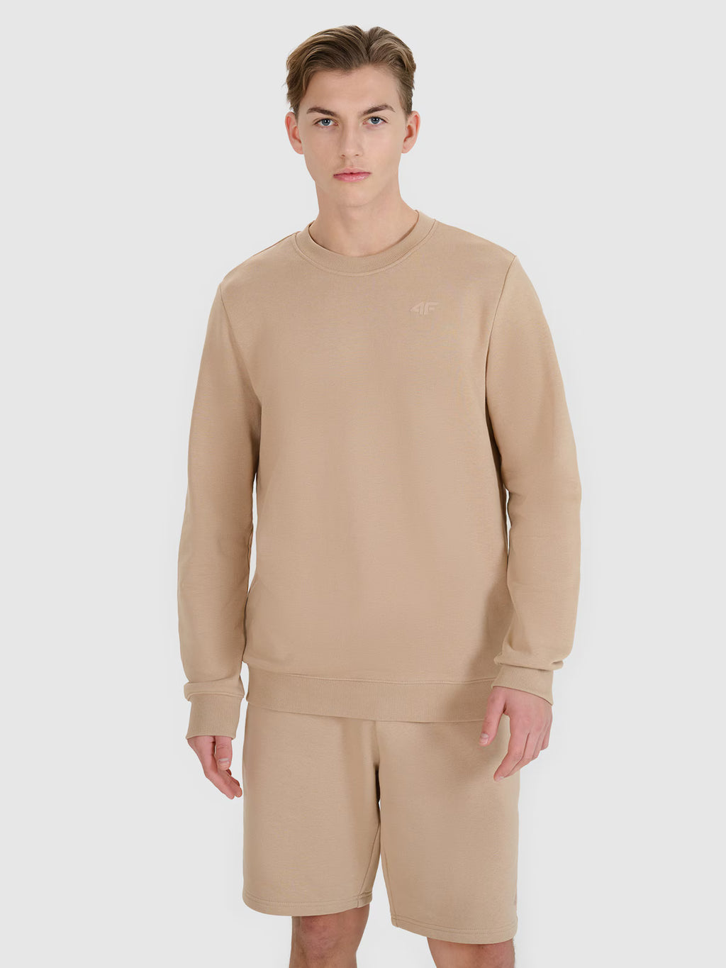 Bluza dresowa nierozpinana bez kaptura męska