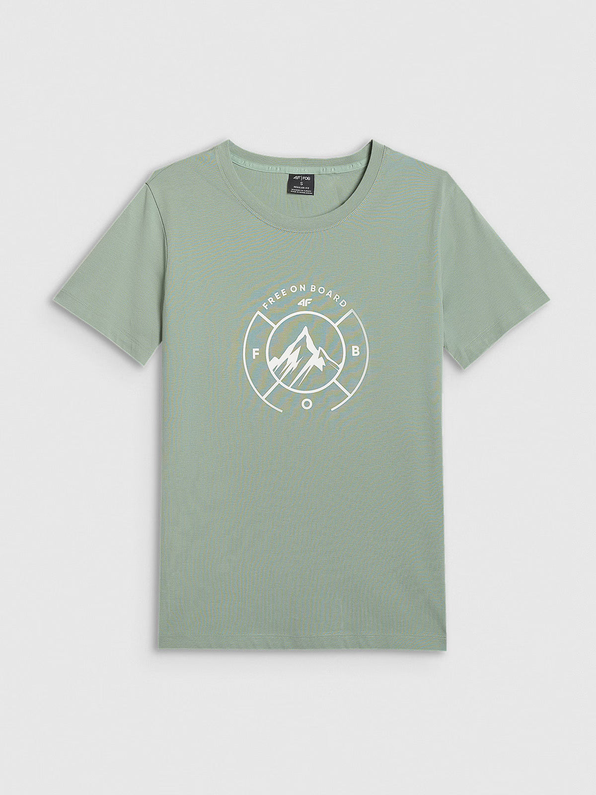 T-shirt regular z nadrukiem damski