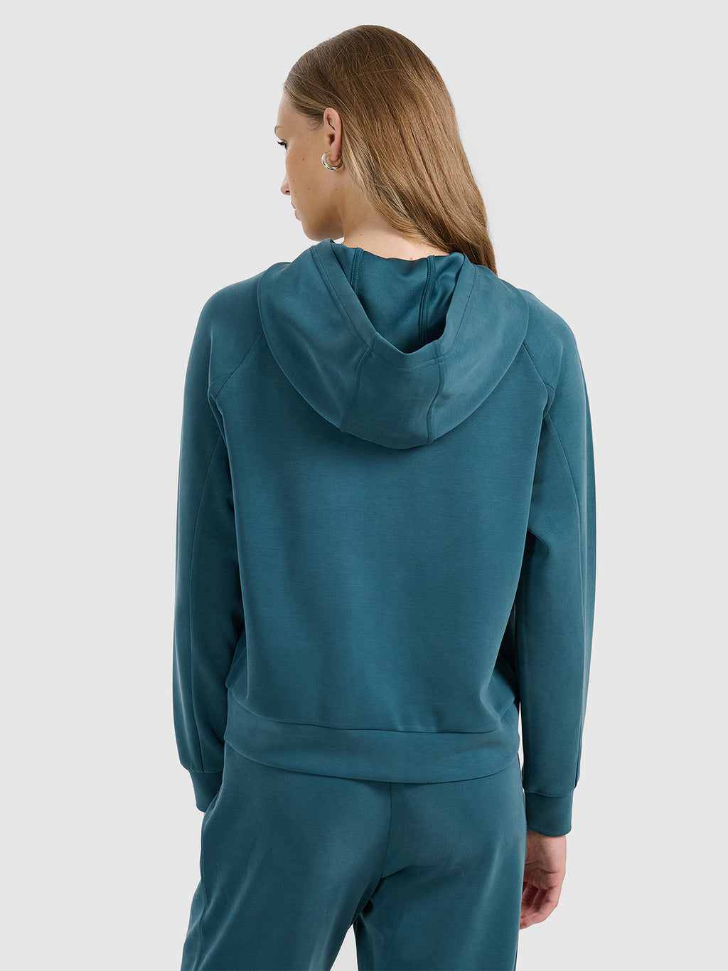 Bluza dresowa rozpinana z modalem damska