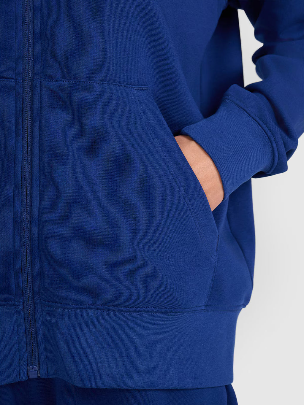 Bluza dresowa rozpinana z kapturem damska