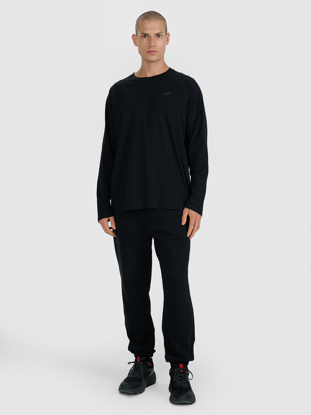 Longsleeve oversize gładki męski