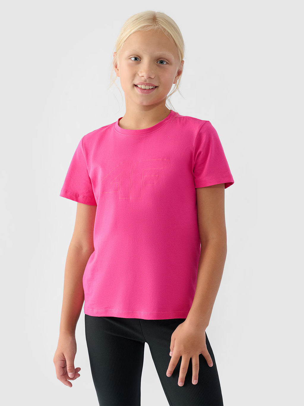 T-shirt z nadrukiem dziewczęcy