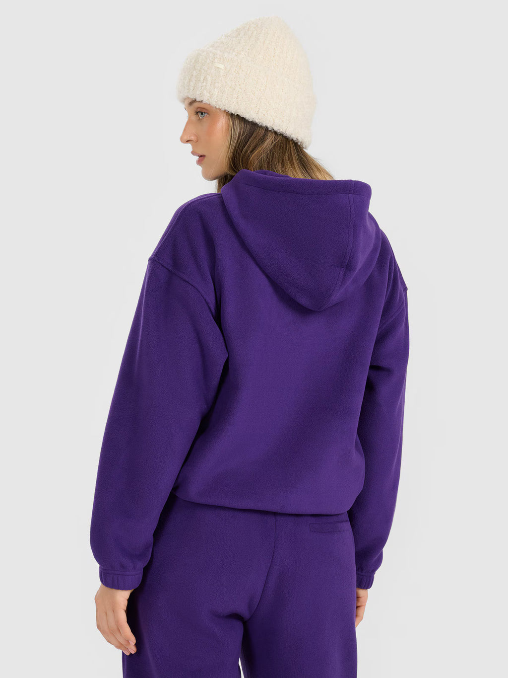 Polar loose z kapturem damski
