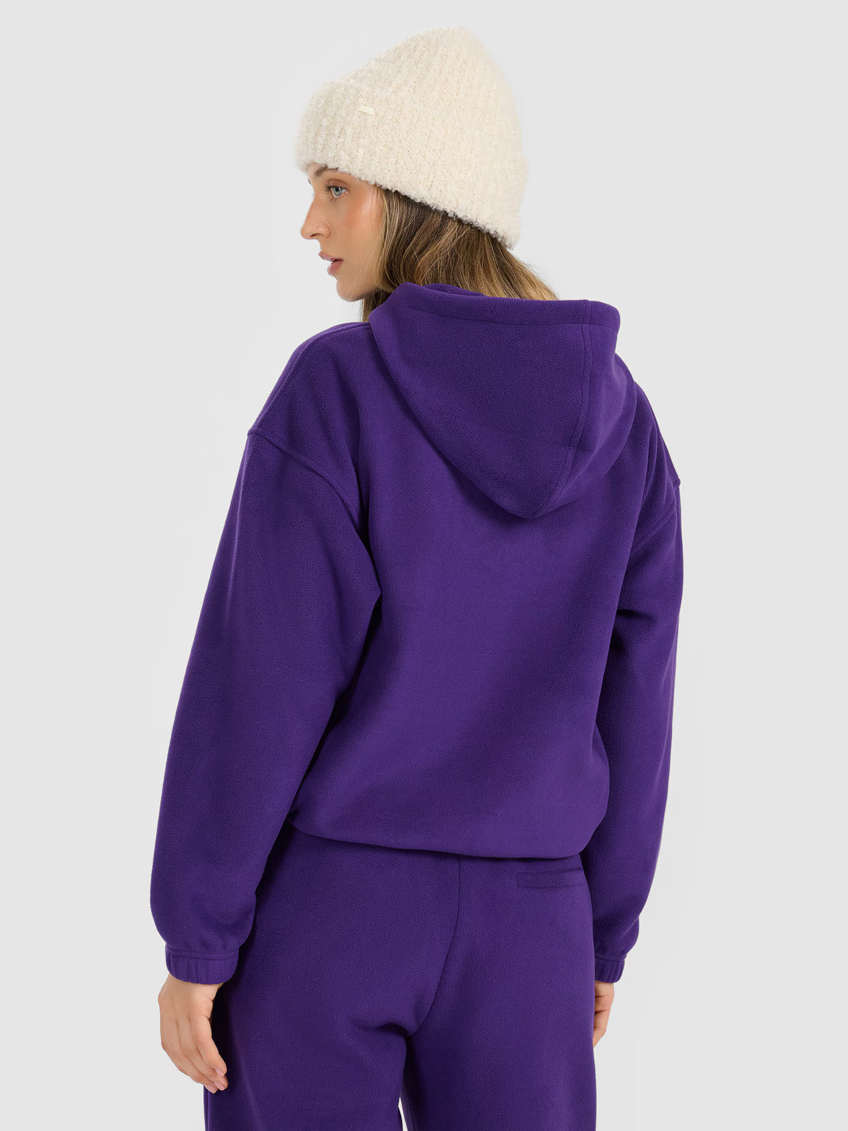 Polar loose z kapturem damski