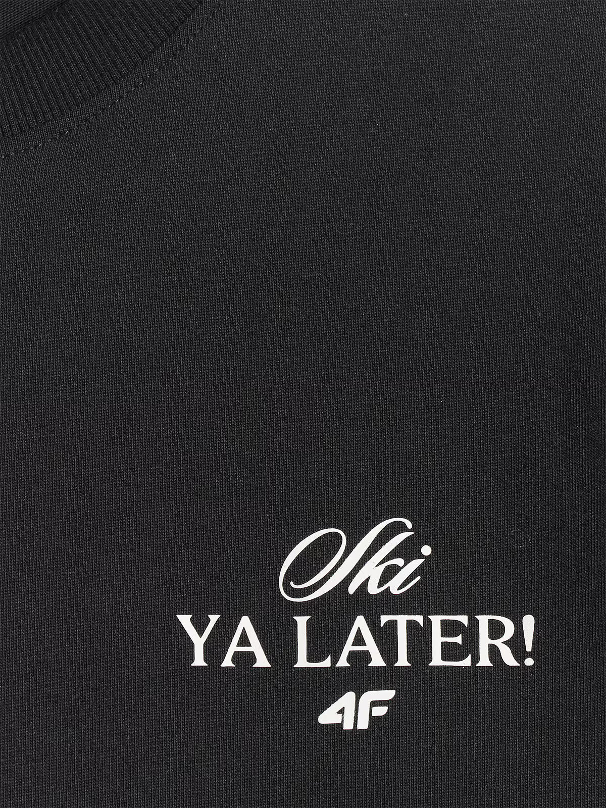 T-shirt loose z nadrukiem damski