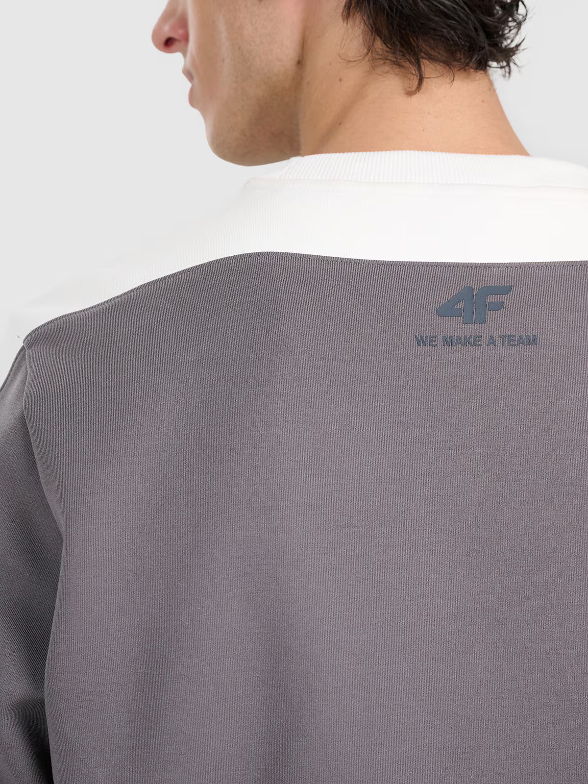 Bluza dresowa nierozpinana bez kaptura męska