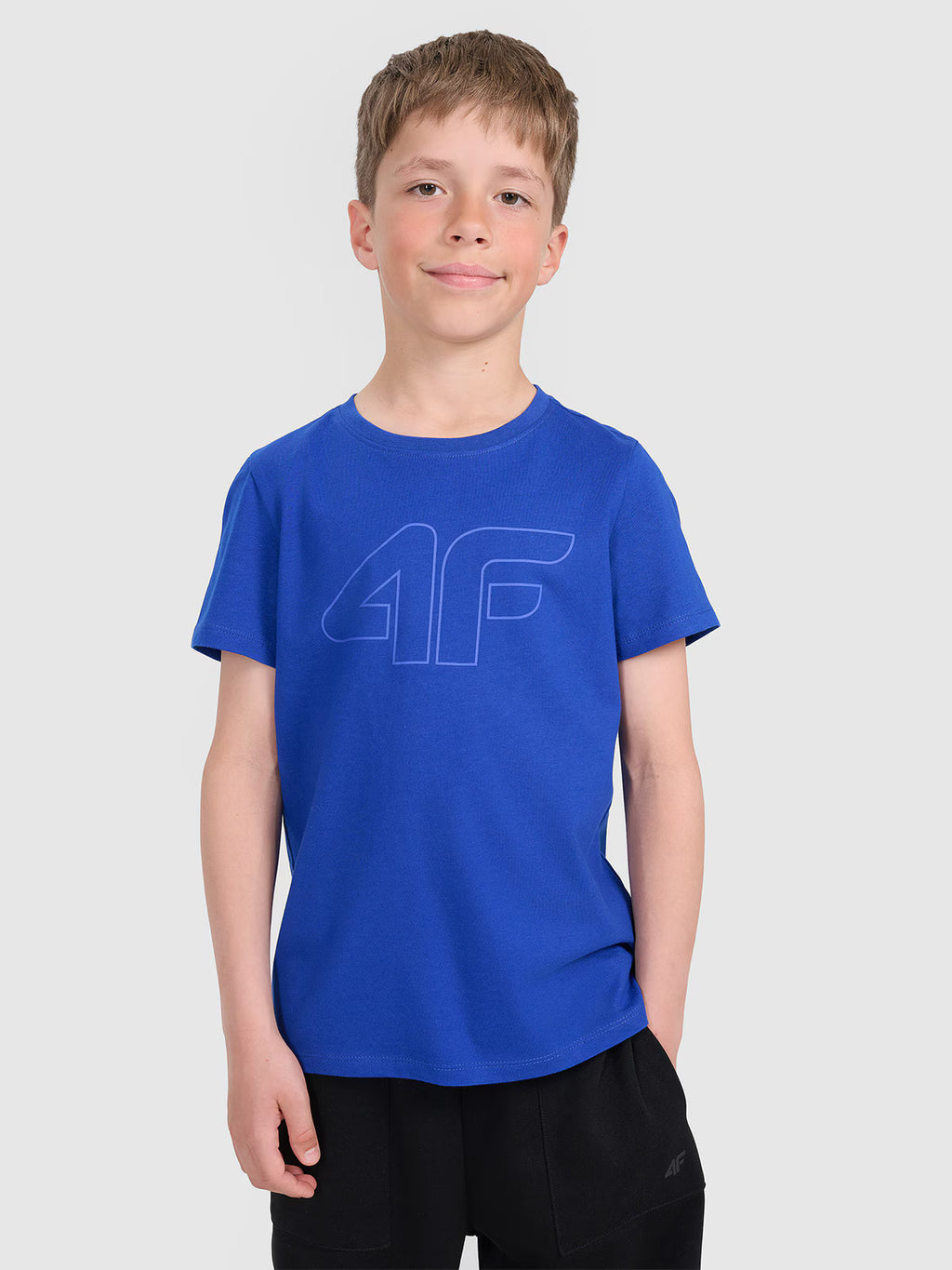 T-shirt regular z nadrukiem chłopięcy