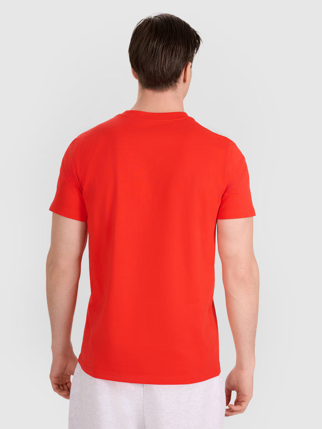 T-shirt regular z nadrukiem siatkarskim męski