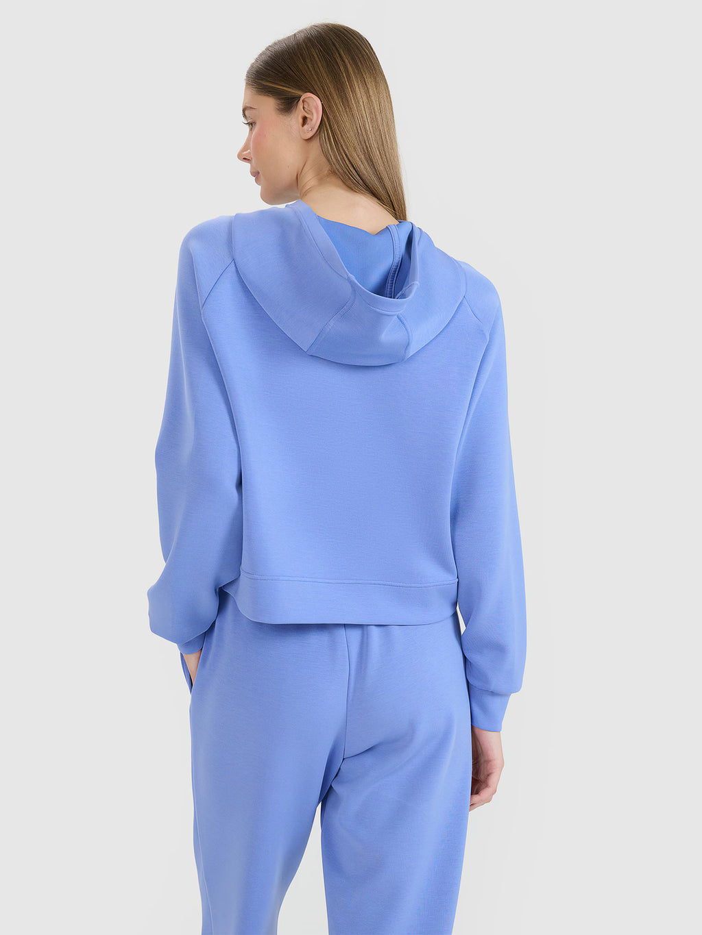 Bluza dresowa nierozpinana z modalem damska