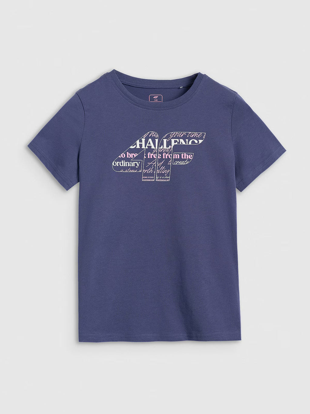 T-shirt regular z nadrukiem dziewczęcy