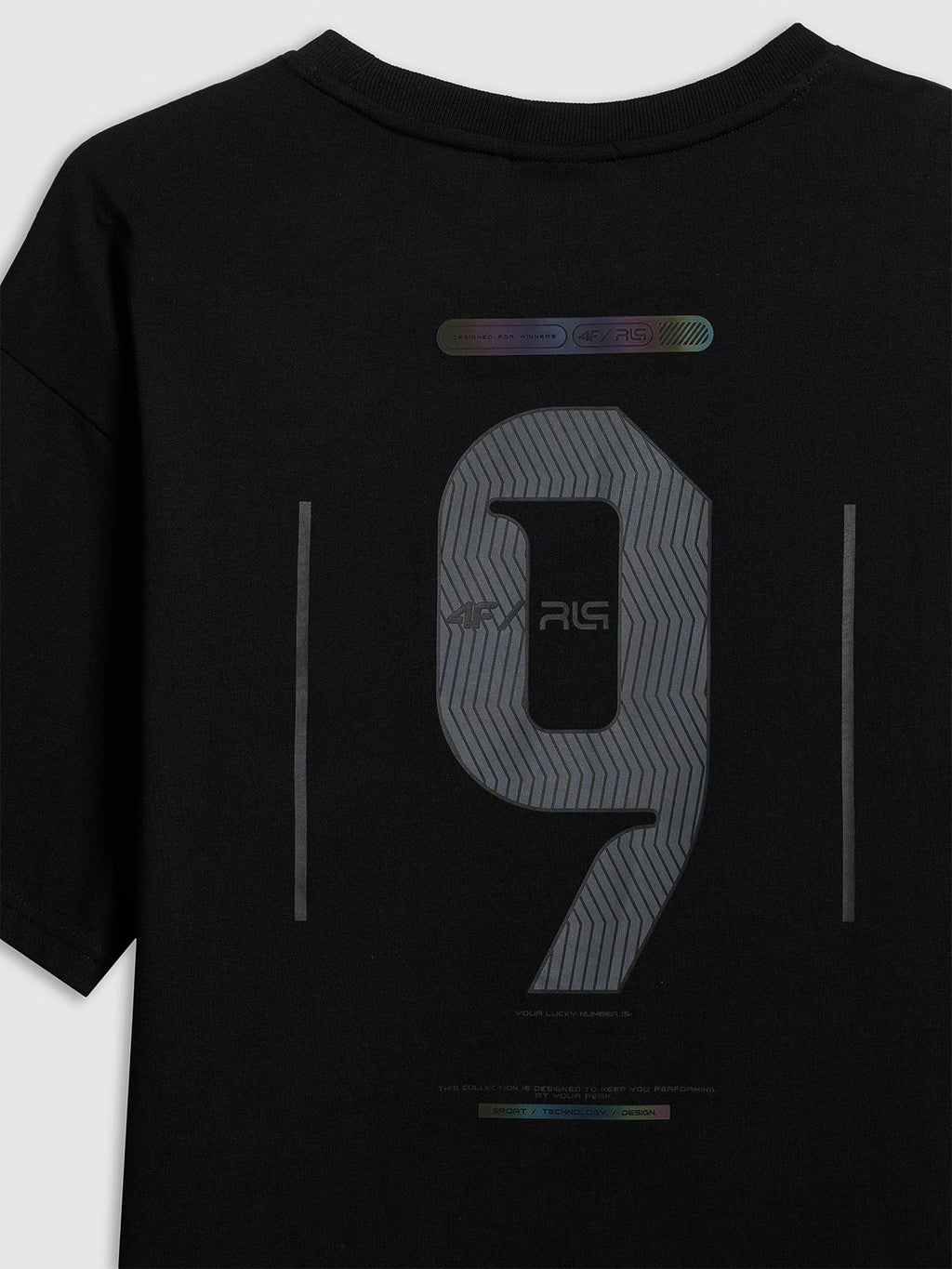 T-shirt loose z nadrukiem męski 4F x Robert Lewandowski