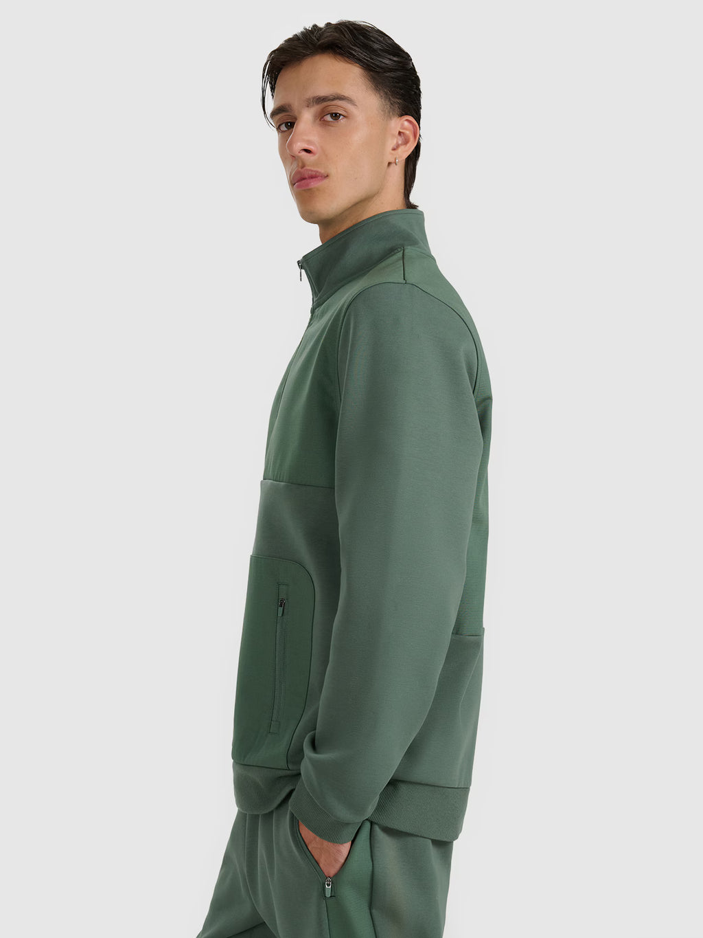 Bluza dresowa nierozpinana bez kaptura męska