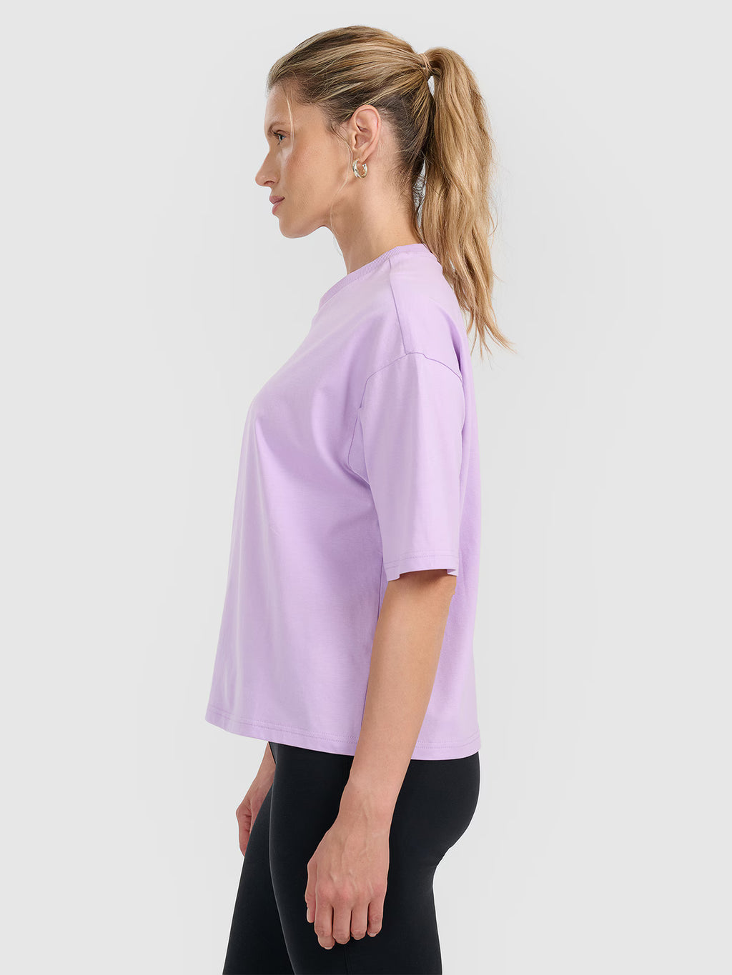 T-shirt oversize z nadrukiem damski