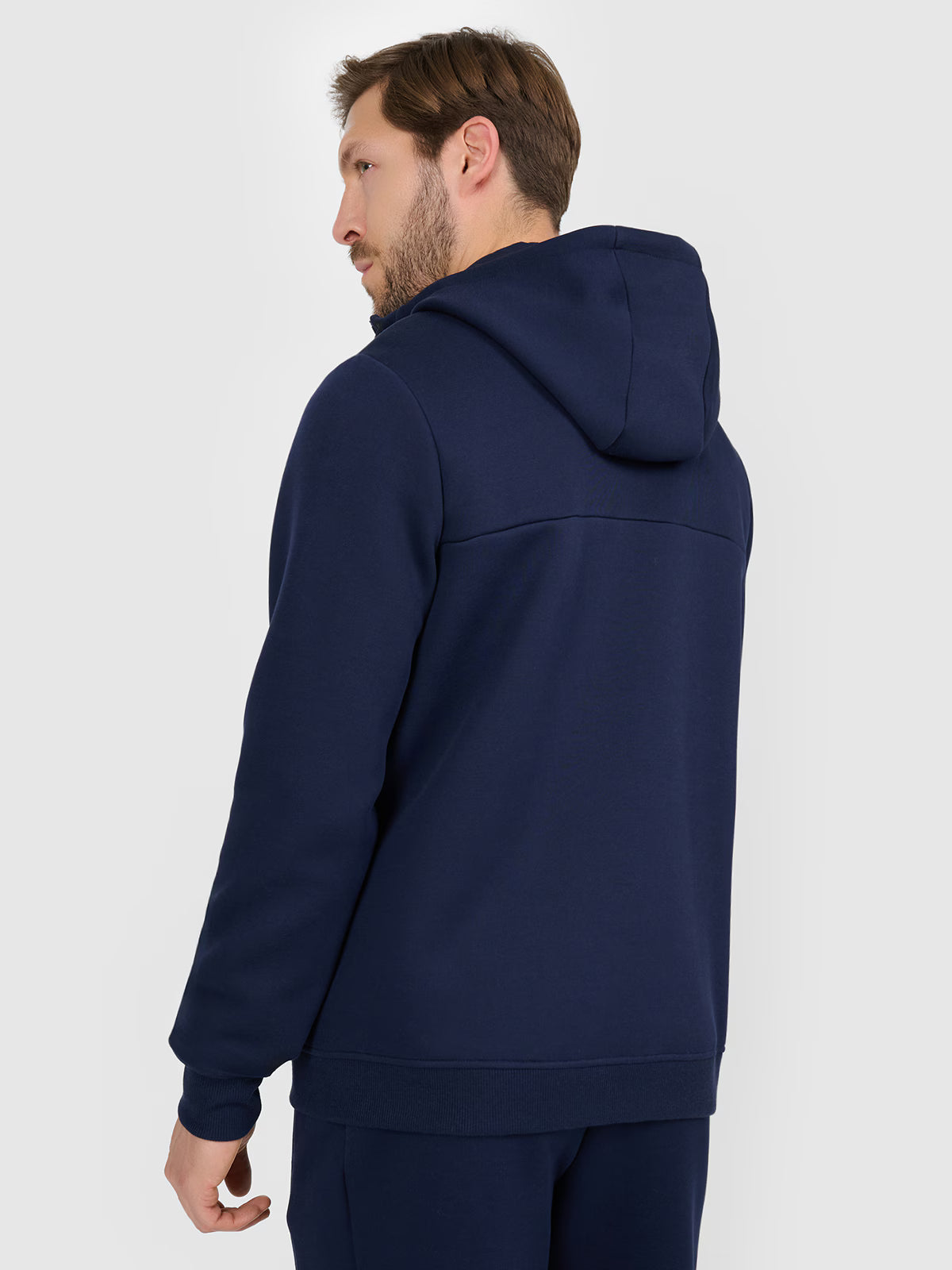 Bluza dresowa rozpinana z kapturem męska