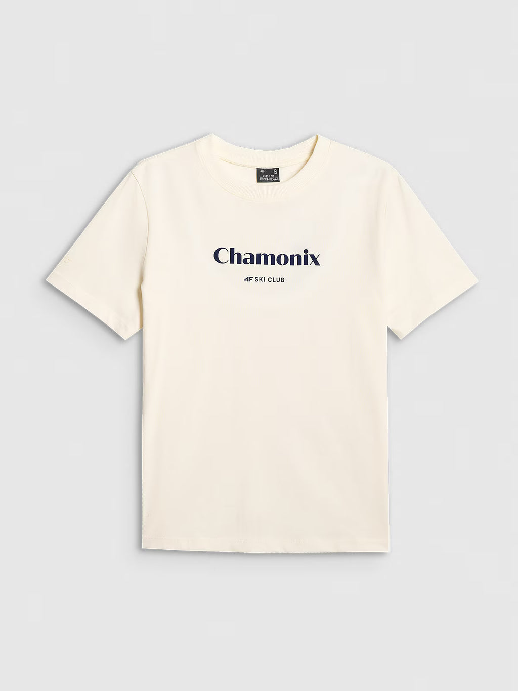T-shirt loose z nadrukiem damski