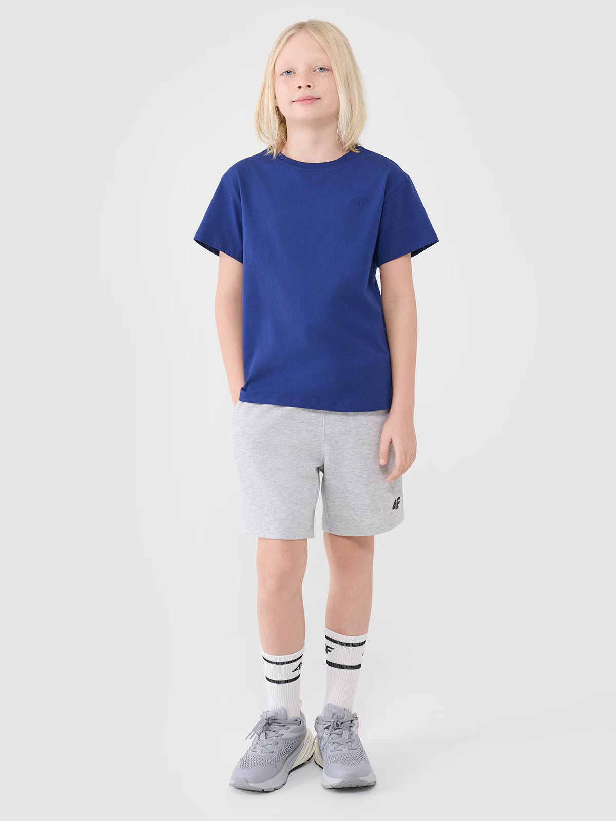 T-shirt oversize gładki chłopięcy