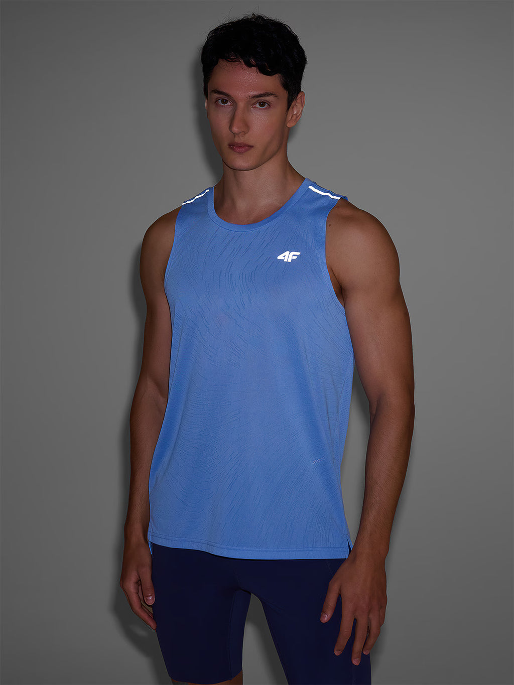 Tank top do biegania regular szybkoschnący męski