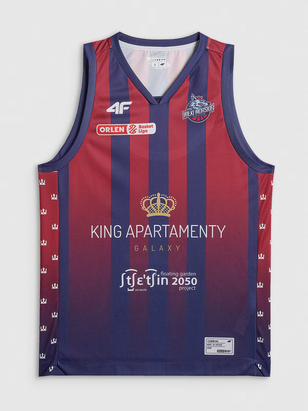 Koszulka meczowa replika domowa z sezonu 2025/26 męska 4F x King Szczecin
