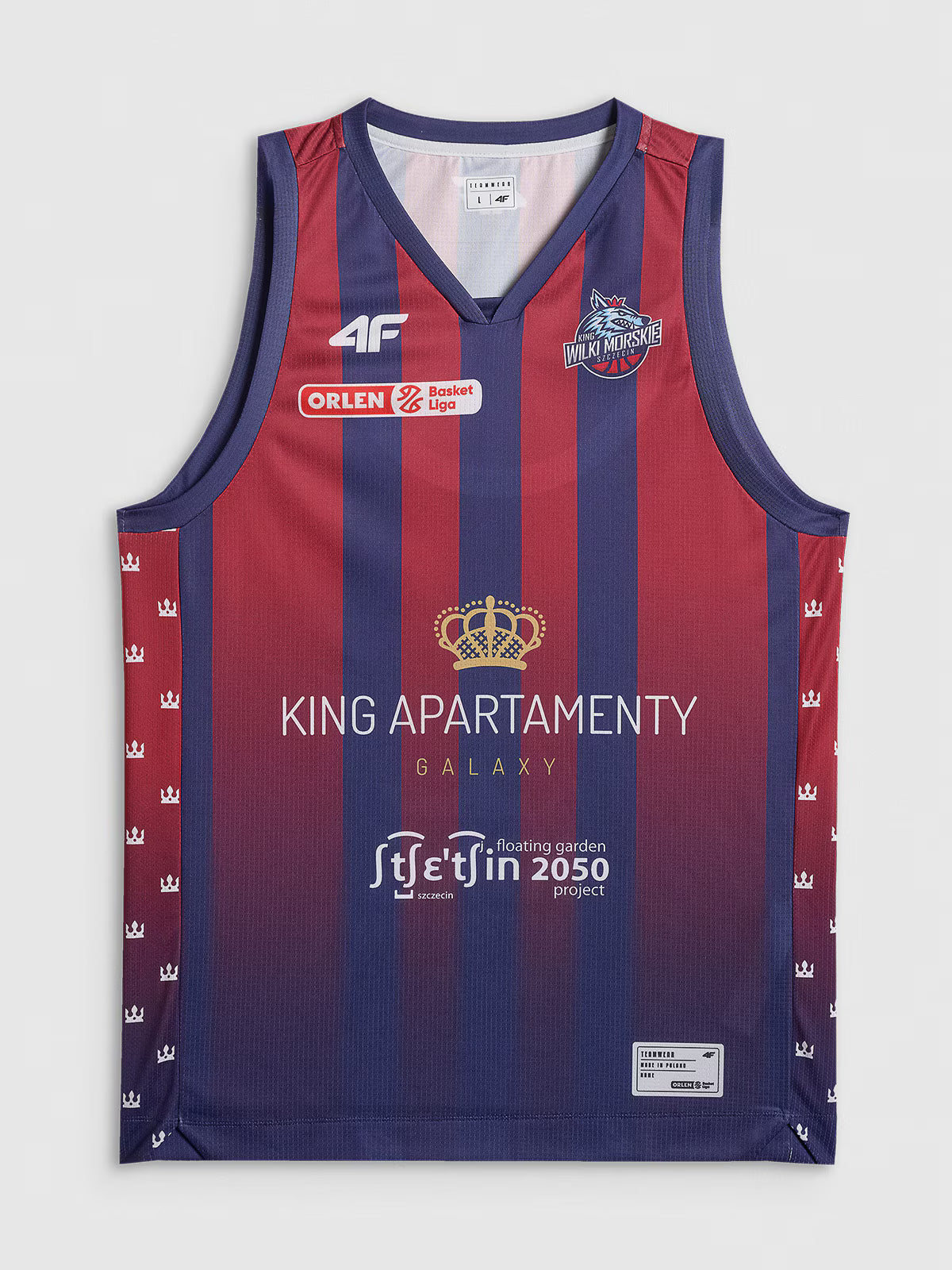 Koszulka meczowa replika domowa z sezonu 2025/26 męska 4F x King Szczecin