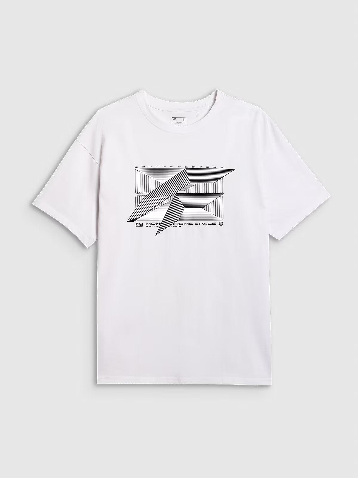 T-shirt regular z nadrukiem męski