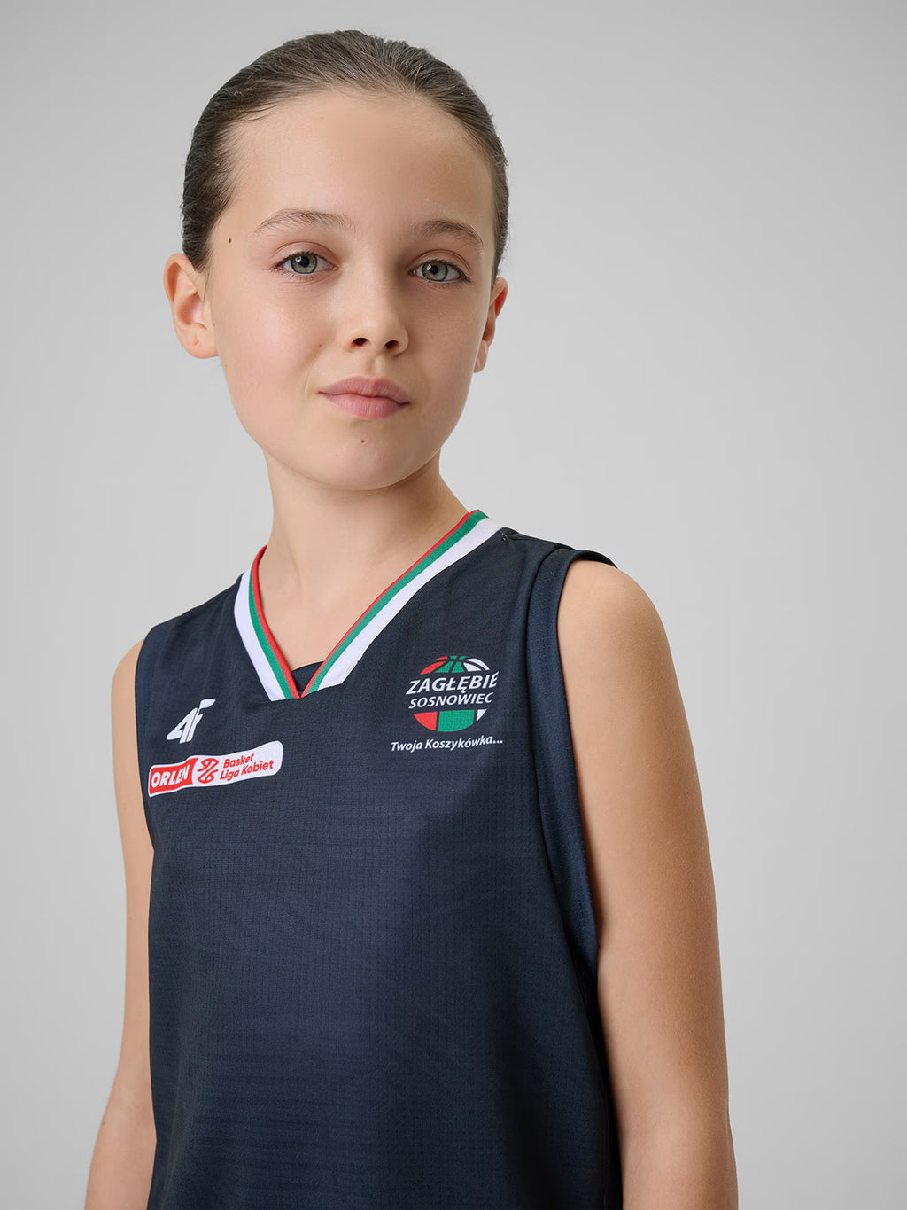 Koszulka meczowa replika wyjazdowa z sezonu 2025/26 dziecięca 4F x Zagłębie Sosnowiec
