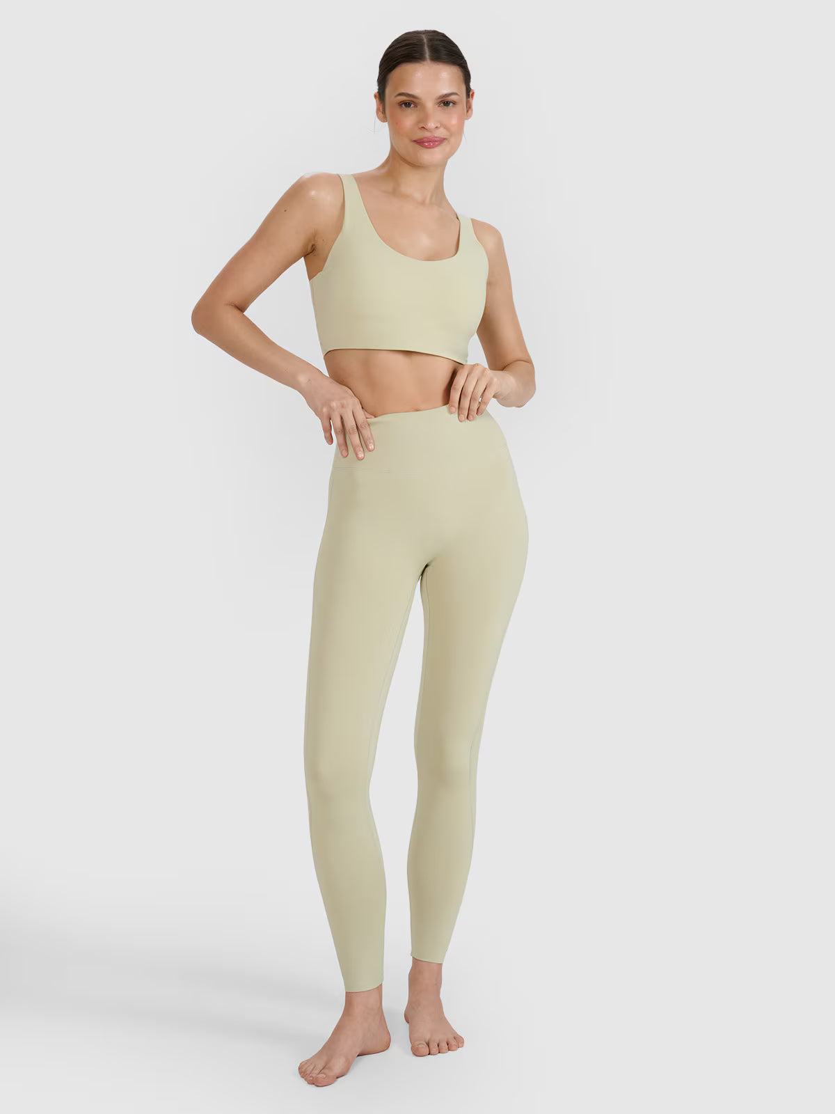 Legginsy do jogi i pilatesu szybkoschnące damskie
