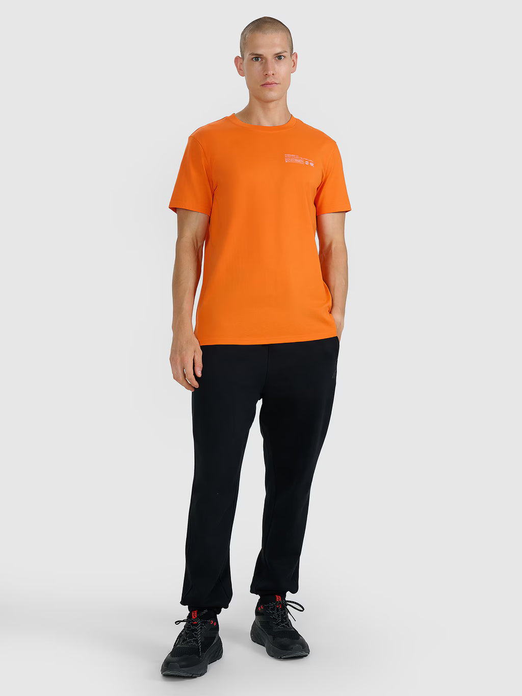 T-shirt regular z nadrukiem męski