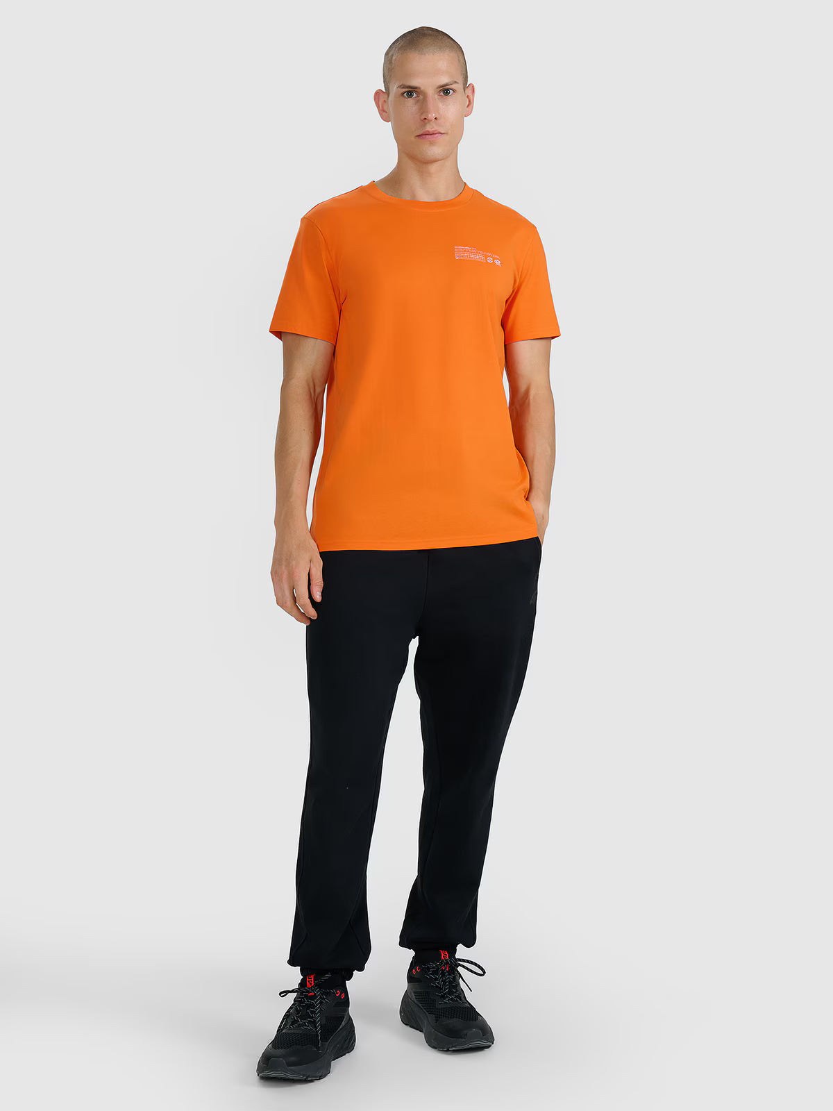 T-shirt regular z nadrukiem męski