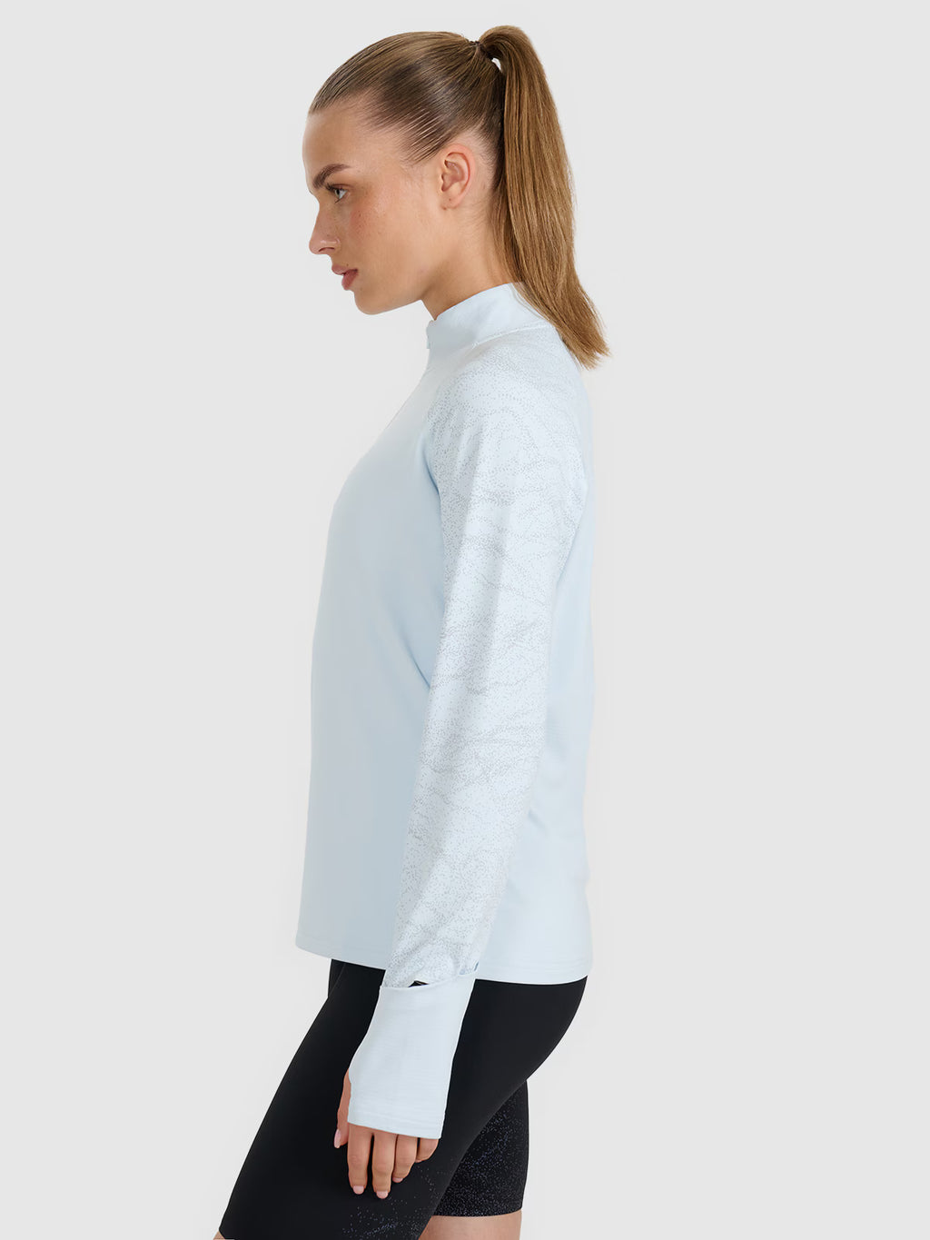 Bluza do biegania regular szybkoschnąca damska