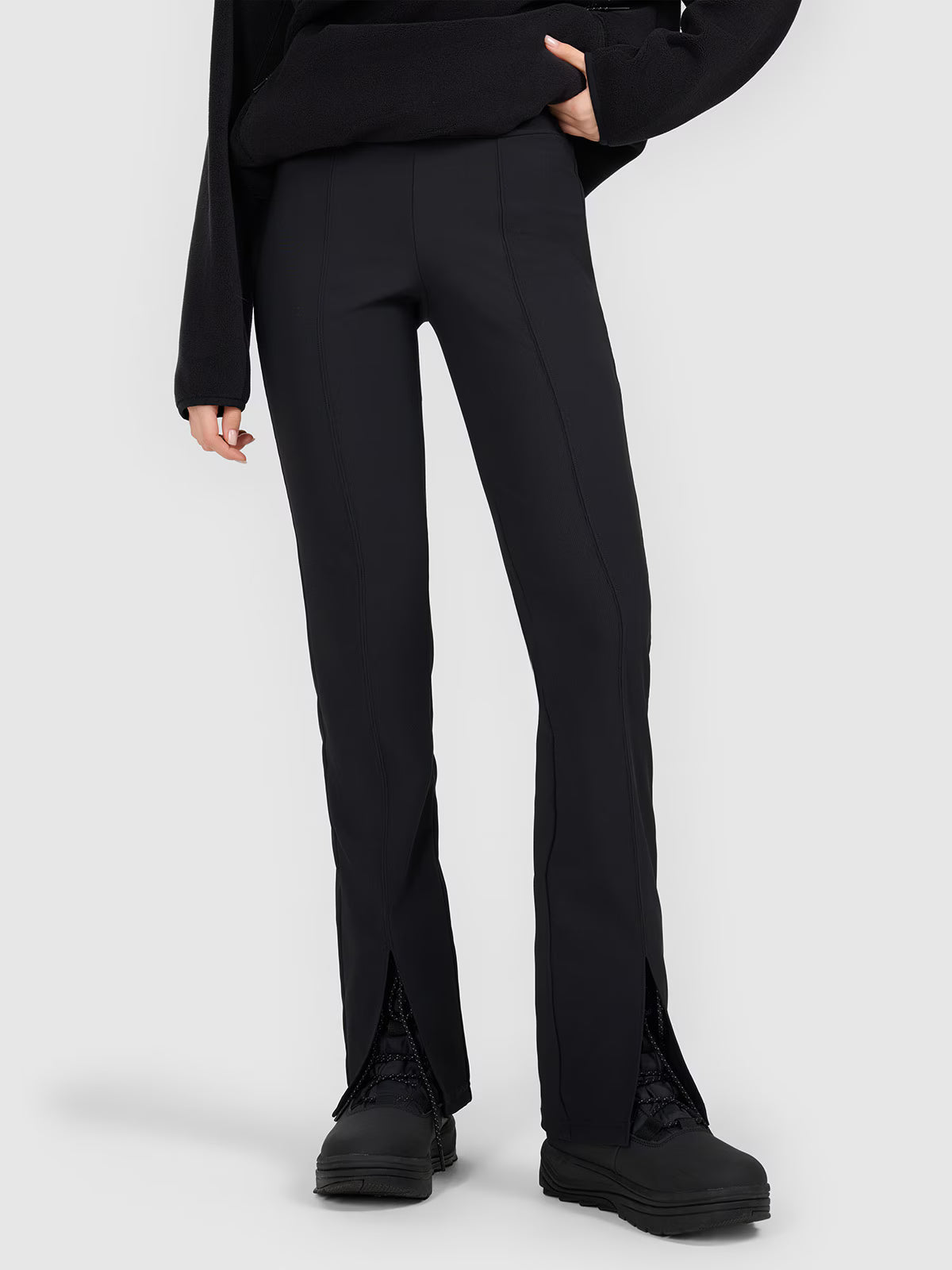 Legginsy z rozszerzanymi nogawkami damskie