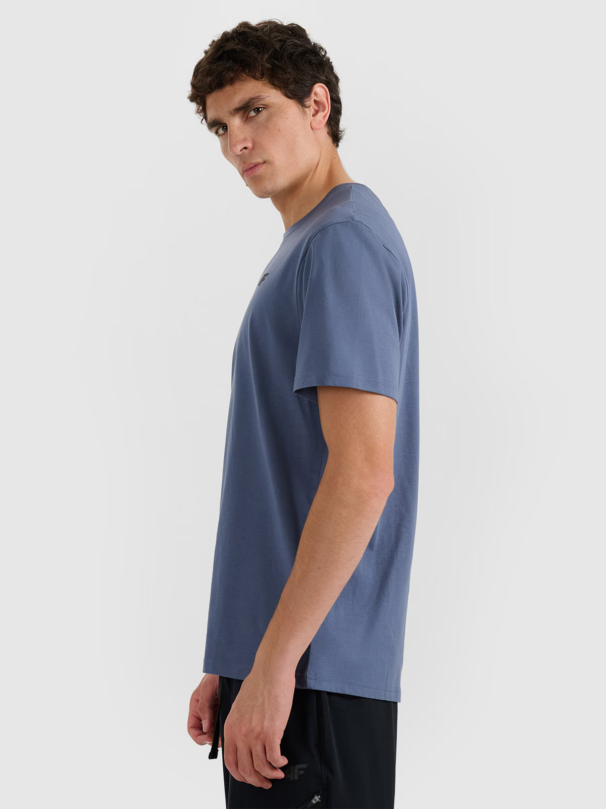 T-shirt regular gładki męski
