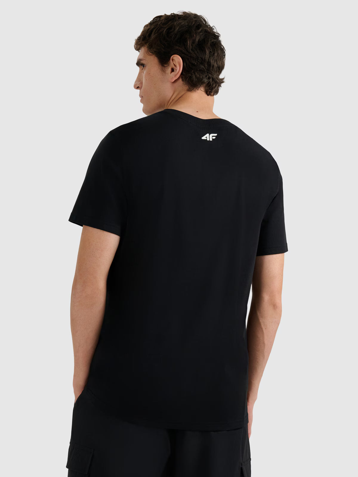 T-shirt regular z nadrukiem męski