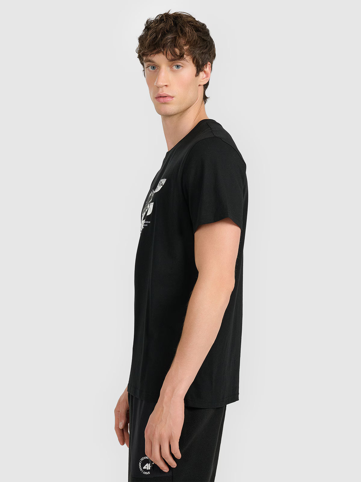 T-shirt regular z nadrukiem męski
