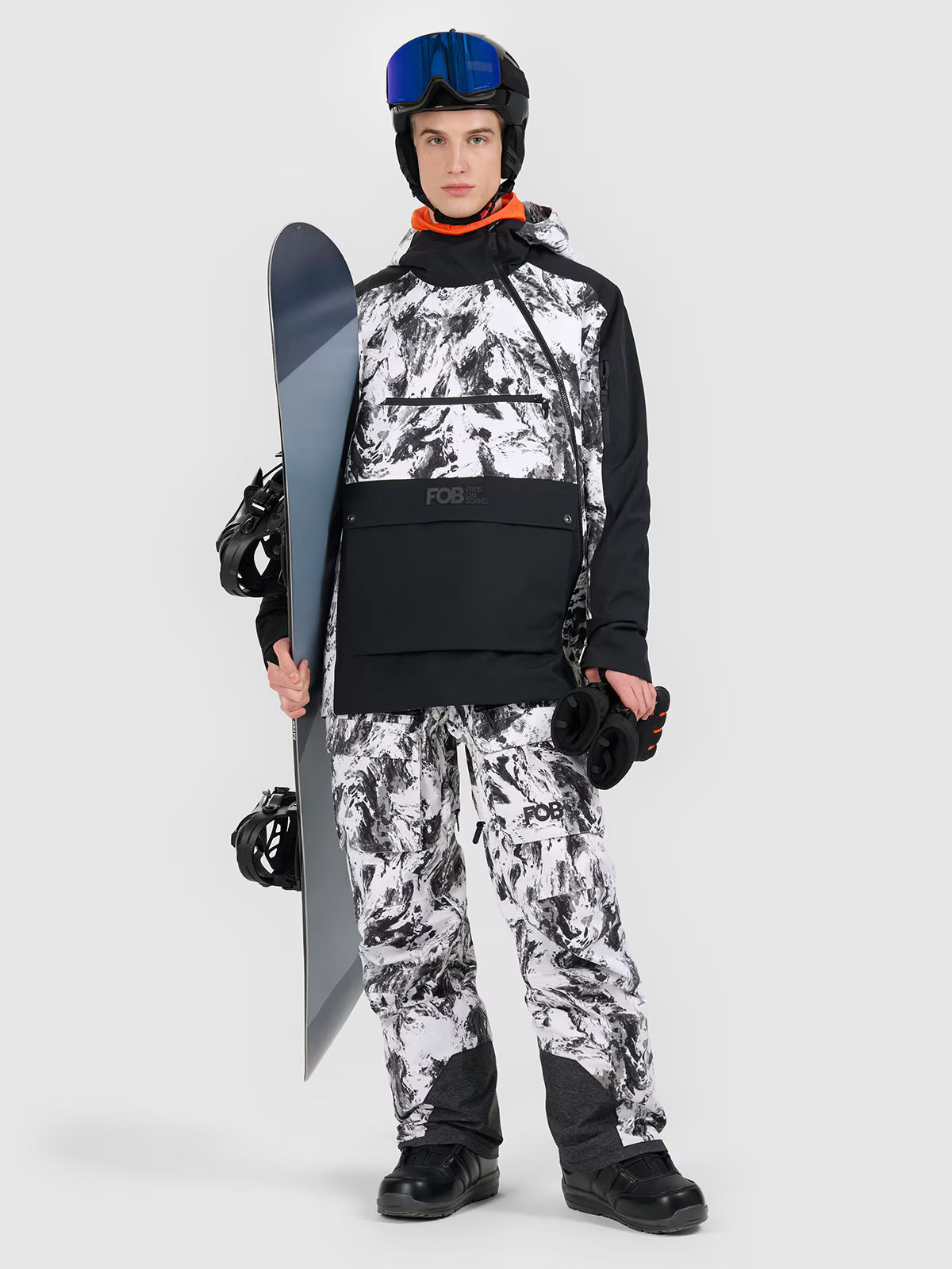 Kurtka snowboardowa membrana 15000 męska