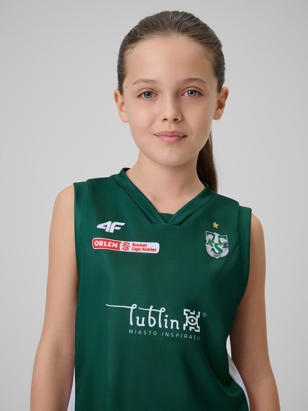 Koszulka meczowa replika domowa z sezonu 2025/26 dziecięca 4F x AZS UMCS Lublin