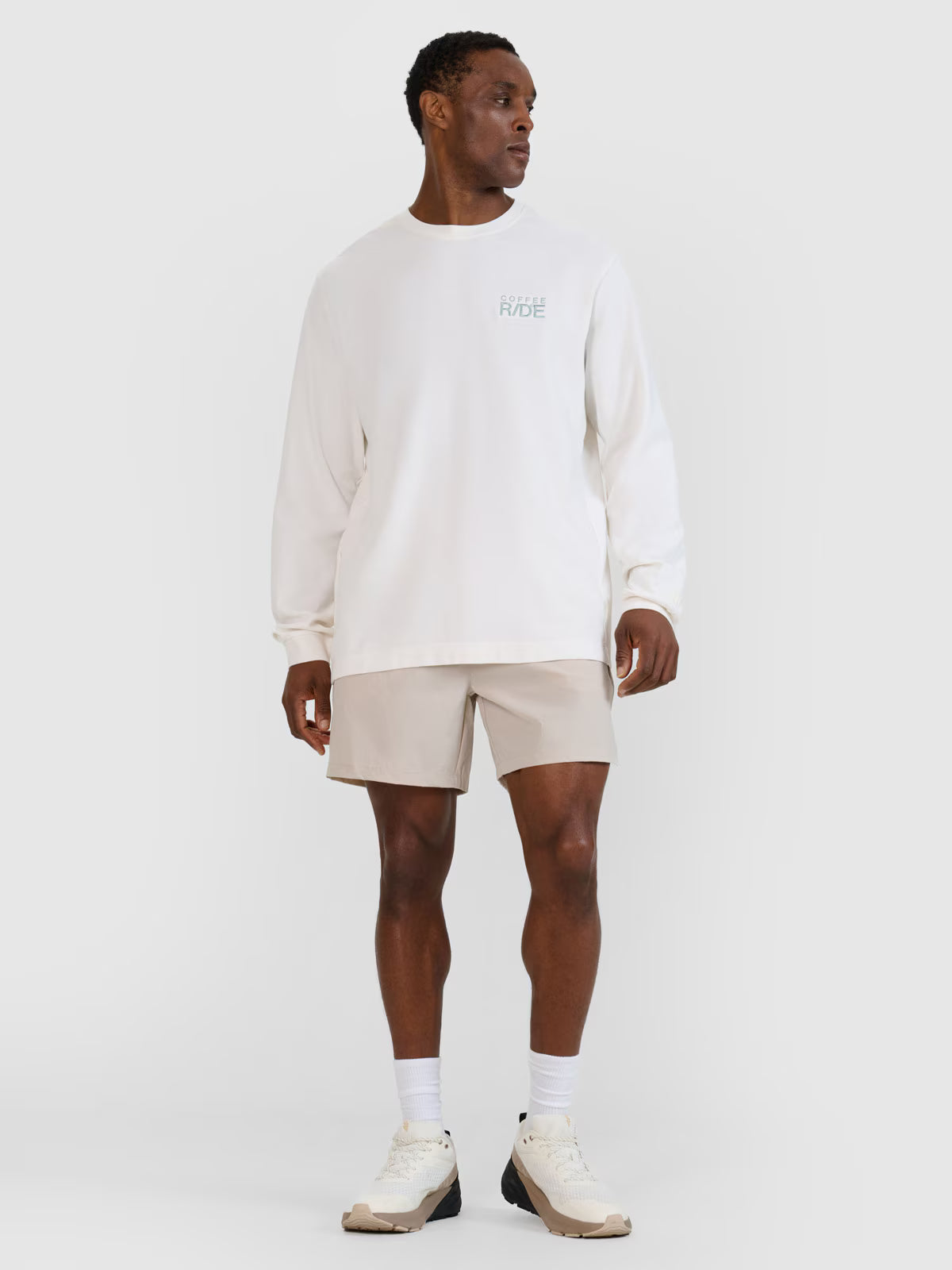 Longsleeve oversize z nadrukiem męski