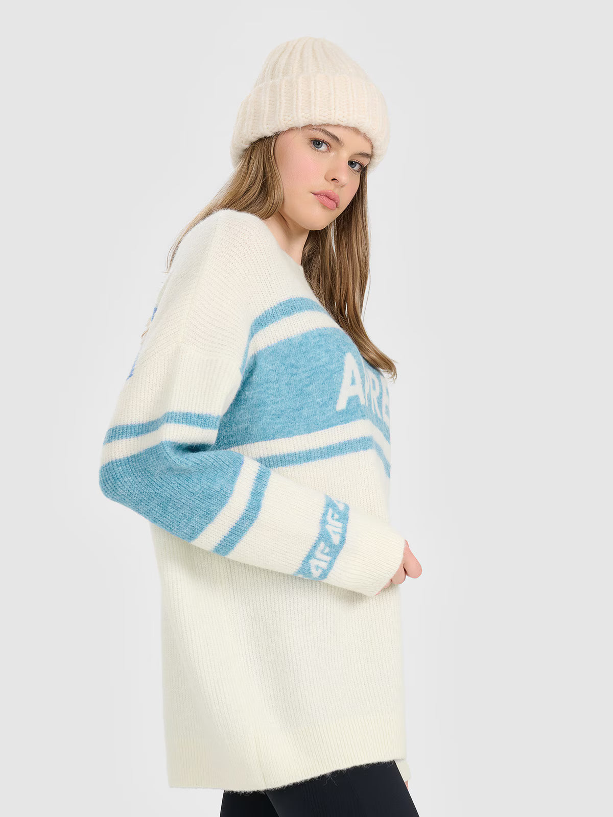 Sweter loose damski