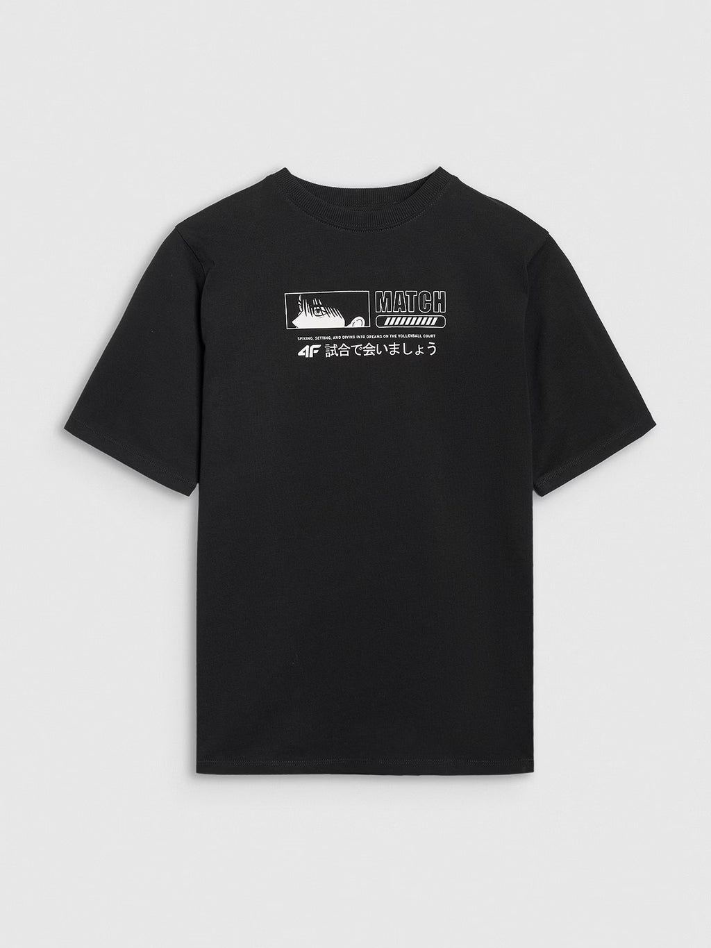 T-shirt oversize z nadrukiem chłopięcy