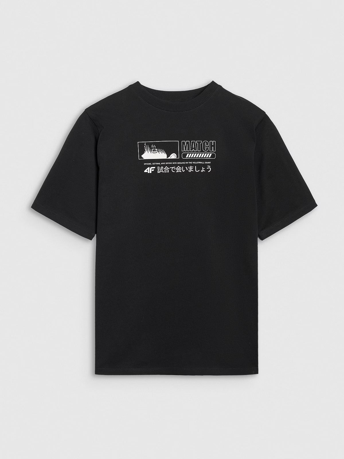 T-shirt oversize z nadrukiem chłopięcy