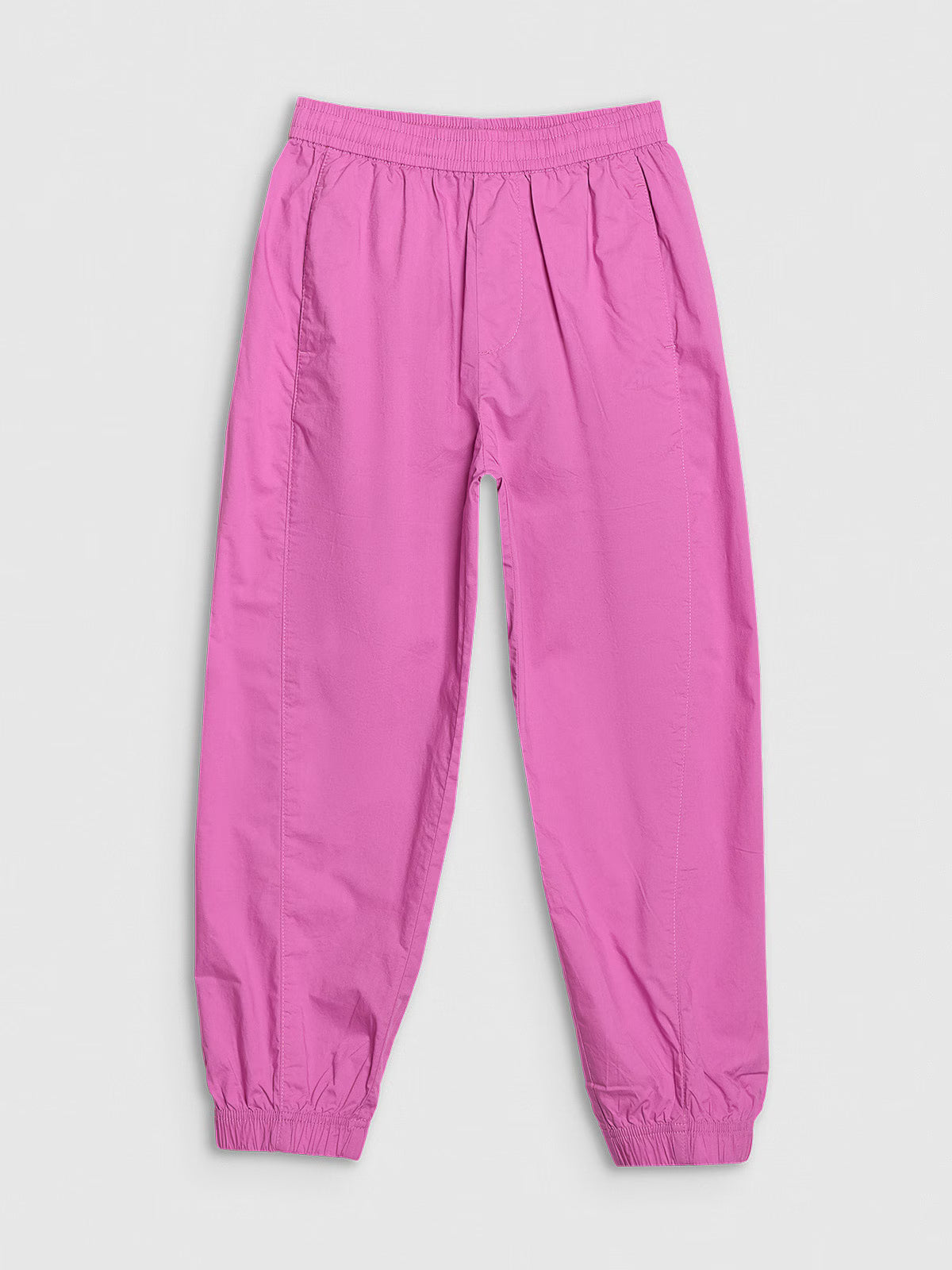 Spodnie casual joggery z szerokimi nogawkami dziewczęce