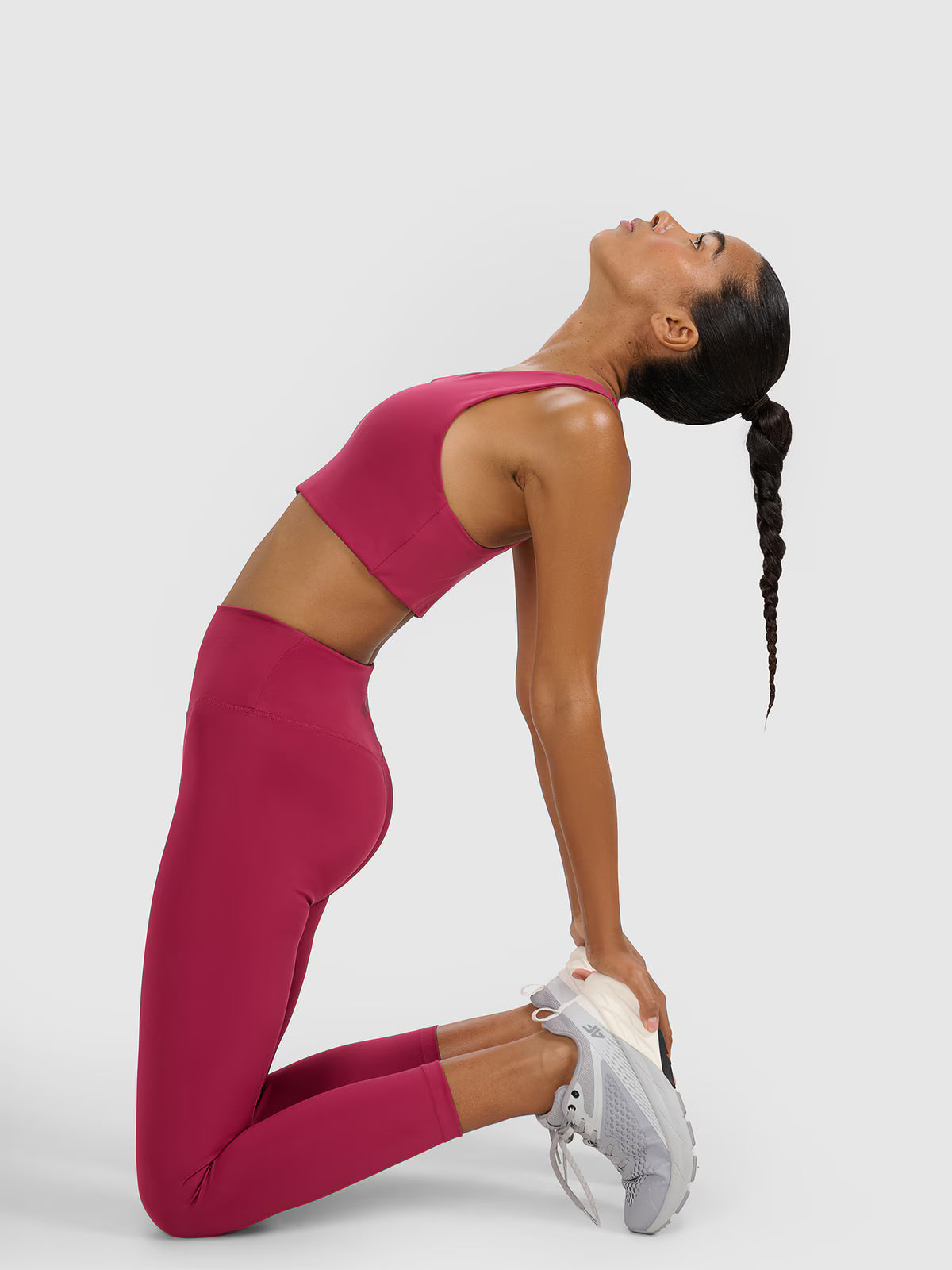 Legginsy treningowe 7/8 z wysokim stanem damskie
