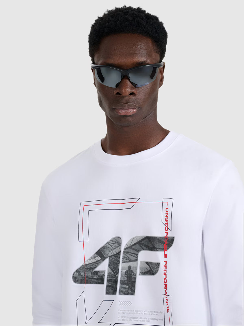 Longsleeve regular z nadrukiem męski