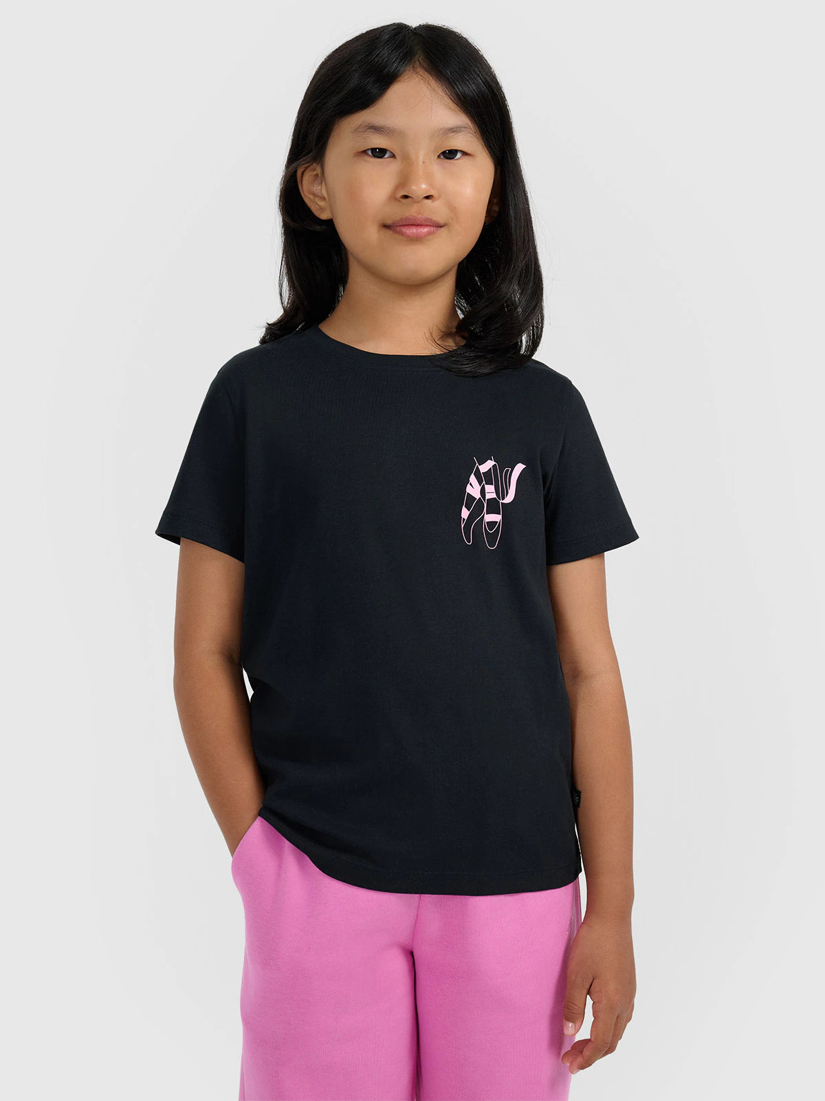 T-shirt regular z nadrukiem dziewczęcy