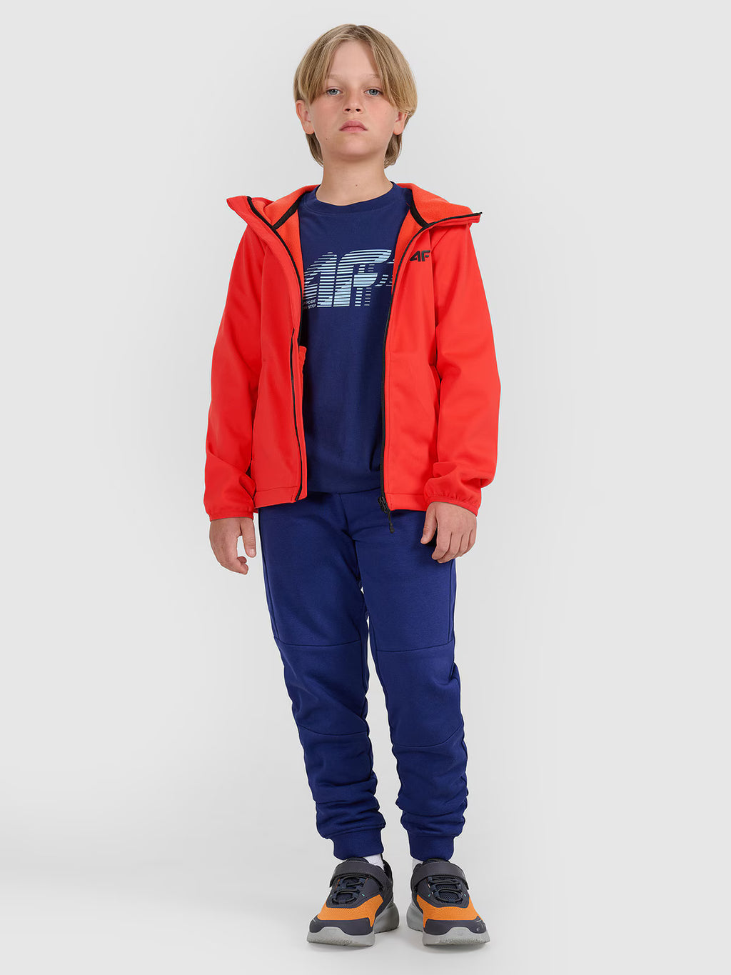 Kurtka softshell wiatroodporna membrana 5000 chłopięca